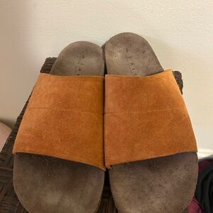 Reef Orange Suede Men's Slides
